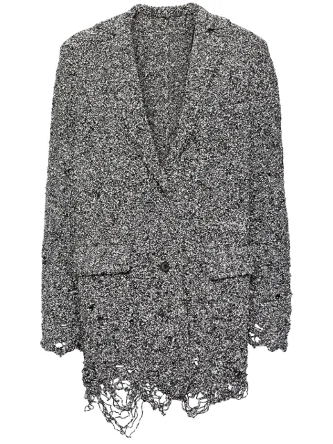 JNBY loose mid-length blazer Grey 5O8312950