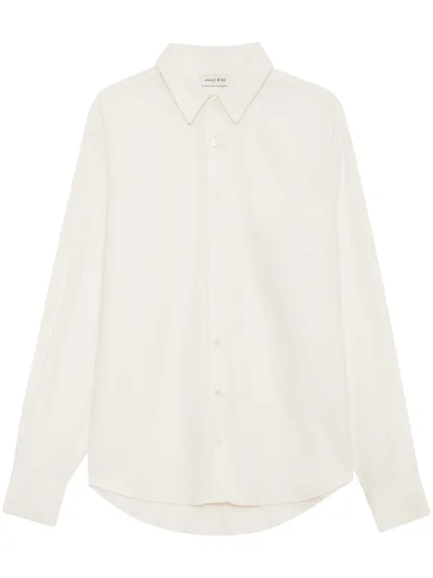ANINE BING Braxton shirt Neutrals A0710840IVY26