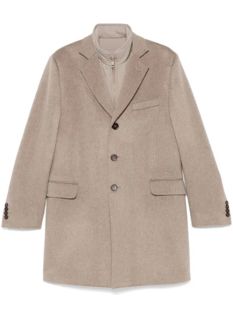 Fay double-layer coat Brown NAM53491390