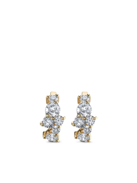 Sydney Evan 14kt yellow gold Cocktail diamond hoops Gold EAJ1258Y