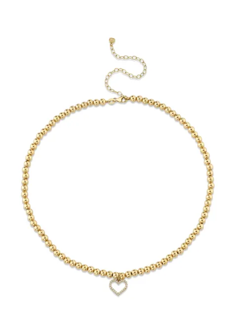 Sydney Evan 14kt yellow gold Open Heart diamond choker Gold CKE1801Y5554CK