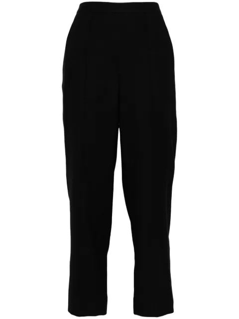 Vince brushed mid-rise trousers Black V977422276