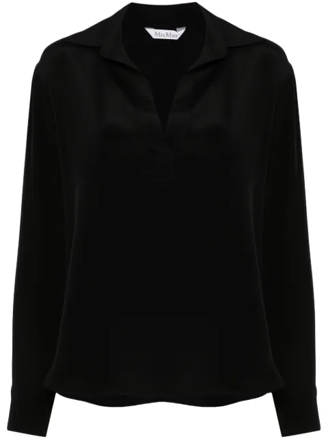 Max Mara Zanzero blouse Black 2421116022600