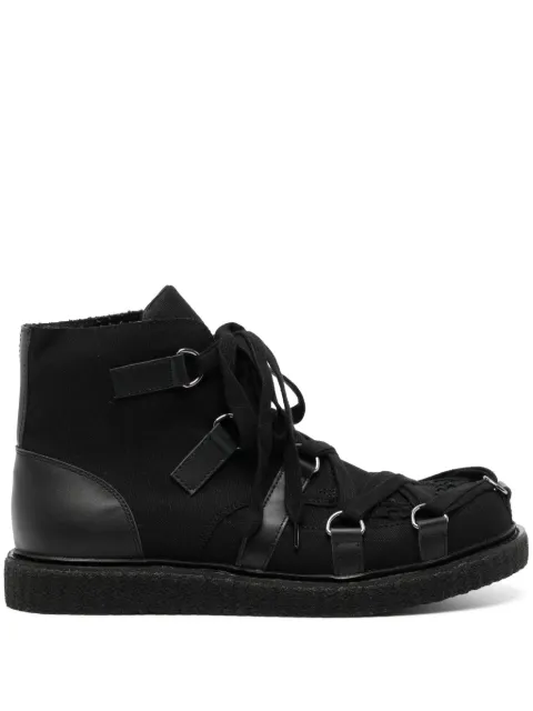 Yohji Yamamoto lace-up boots Black HOE03060