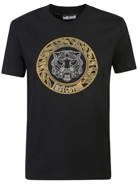 Just Cavalli logo T-shirt Black 77PAHE24CJ110