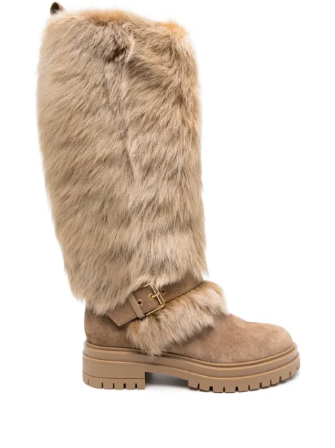 Gianvito Rossi panelled-design boots Neutrals G8016820GOMSBA