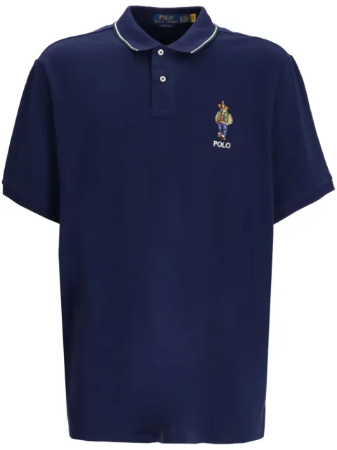 Polo Ralph Lauren Teddy Bear cotton polo shirt Blue 710867574005