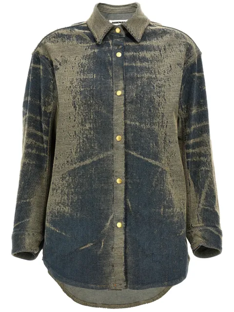 DARKPARK Julie denim shirt Green WSH17DBL08W079