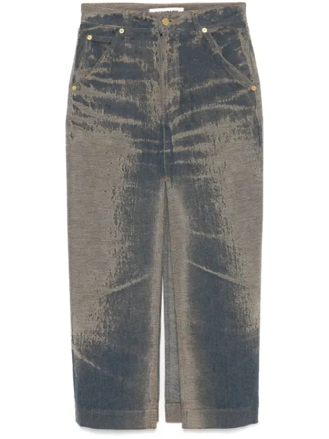 DARKPARK Erika maxi skirt Blue WSK02DBL08W079