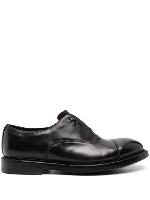 Premiata leather oxford shoes Brown PREMI605KING095