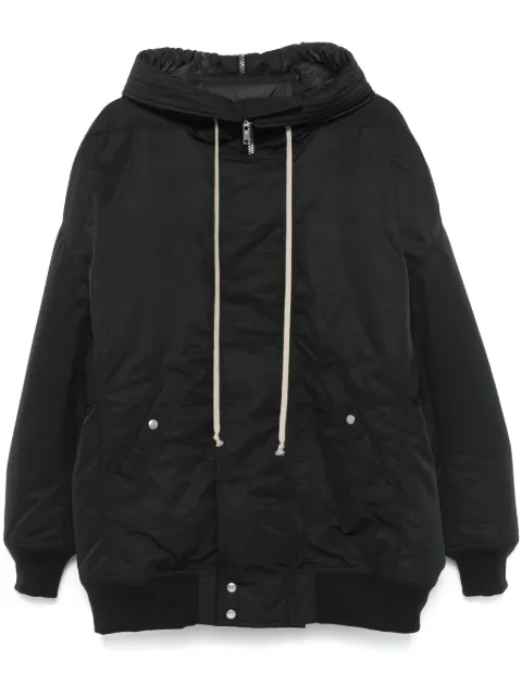 Rick Owens DRKSHDW hooded bomber jacket Black DU02D2765MU