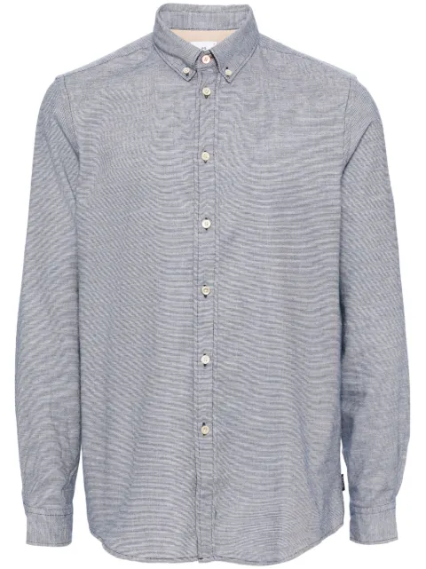 PS Paul Smith button-up cotton-blend shirt Blue M2R708UN22219