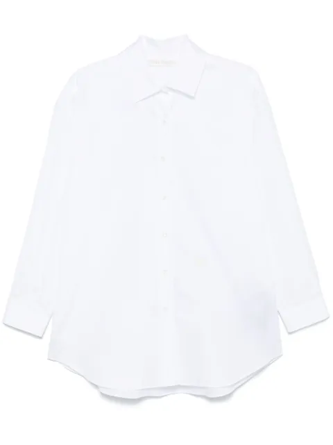Palm Angels monogram-embroidered shirt White PWGE004F24FAB001