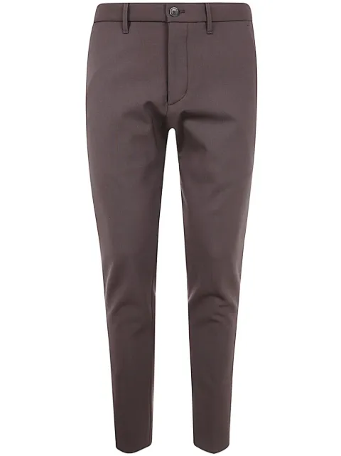 Nine In The Morning slim-cut chinos Brown 9FW24ES159