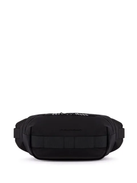 PIQUADRO logo-plaque belt bag Black CA6002S125