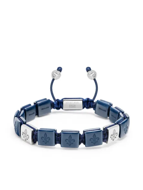 Nialaya Jewelry Flatbead bracelet Blue MLUXPL149