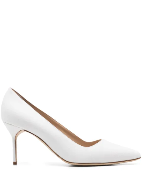 Manolo Blahnik 70mm BB pumps White 9XX0463