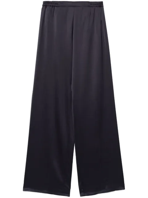 Gentry Portofino satin trousers Blue W4GD339TA