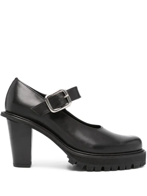 Comme Des Garçons leather pumps Black GNK102