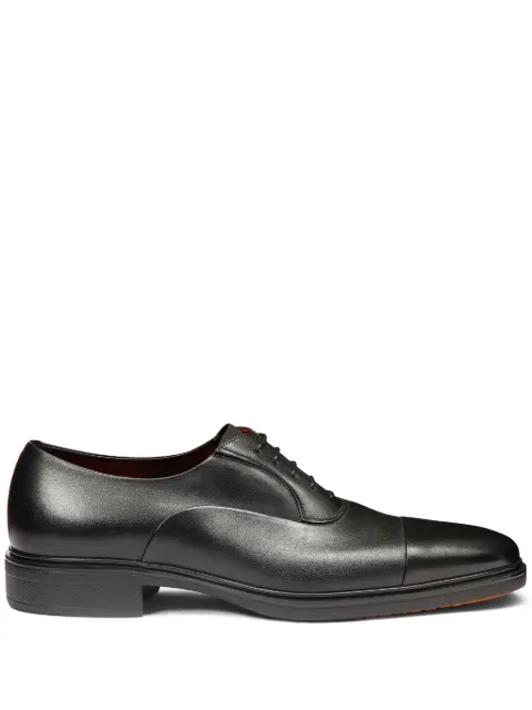 Santoni Easy leather oxford shoes Black MGEO18957NEAXNTG