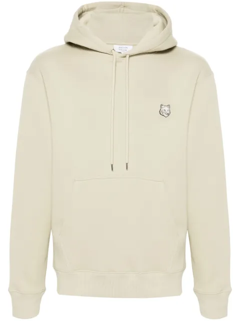 Maison Kitsuné fox-motif hoodie Green MM00713KM0307