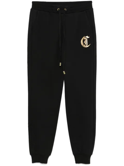 Just Cavalli logo-print sweatpants Black 77PAAT01CF500
