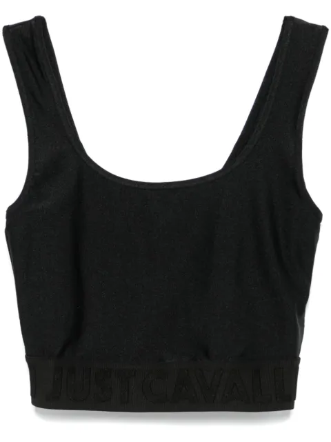 Just Cavalli crop top Black 77PAM204J0108