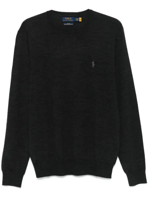 Polo Ralph Lauren Polo Pony-embroidered sweater Grey 710946143003