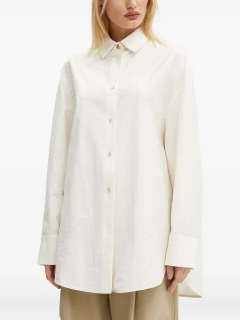 AERON triangle-button shirt Neutrals SH162471