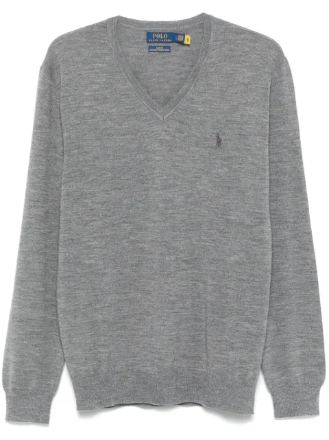 Polo Ralph Lauren Polo Pony-embroidered sweater Grey 710946142002