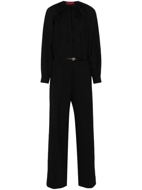 Gucci keyhole-neck jumpsuit Black 798508Z8BUZ