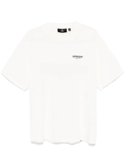Represent Owners Club logo-print T-shirt White OCM41114072