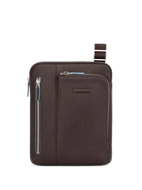 PIQUADRO Blue Square leather laptop bag Brown CA1816B2