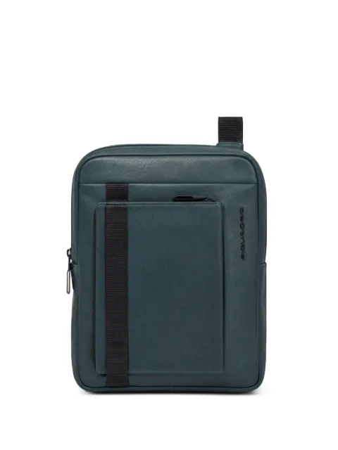 PIQUADRO logo-embossed messenger bag Blue CA1816S130