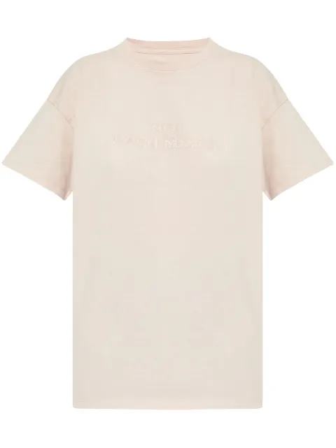 Maison Margiela embroidered logo T-Shirt Pink S51GC0533S20079