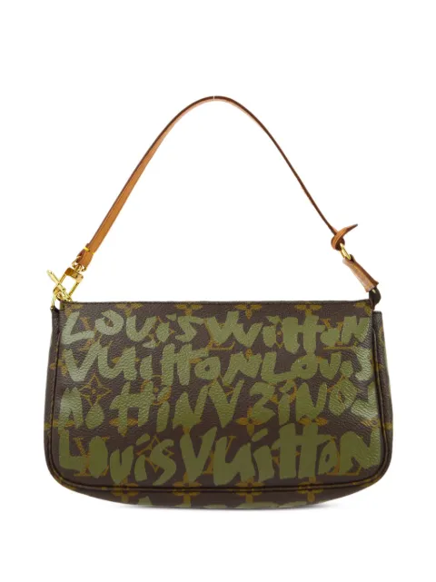 Louis Vuitton Pre-Owned x Stephen Sprouse 2001 Pochette Accessoires clutch bag Green M92191