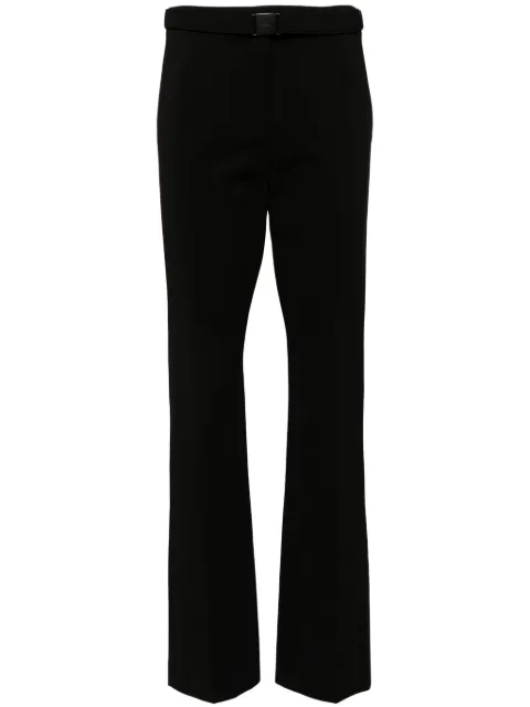 Juun.J decorative buckle detail straight trousers Black JW4921W00