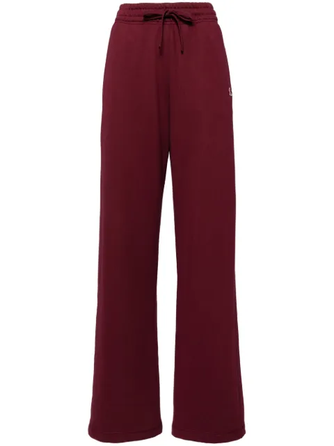 Maison Kitsuné logo patch pants Red NW01106KM0325P677