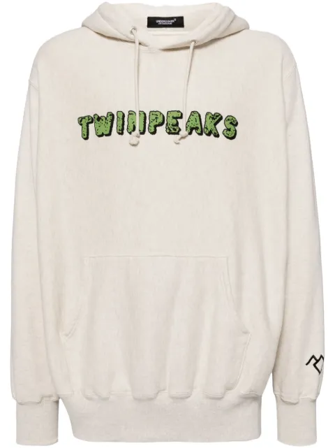 Undercover graphic-print cotton hoodie Neutrals UC2D48073