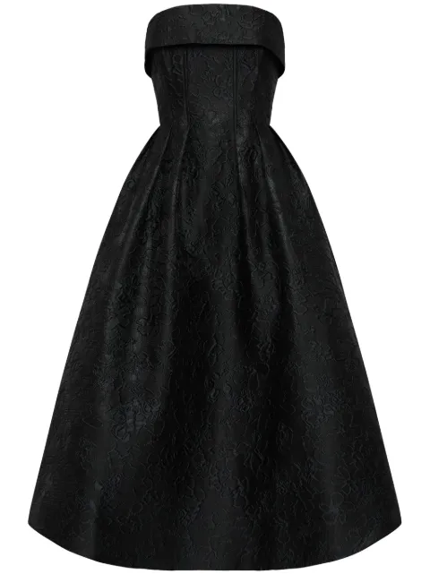 Rebecca Vallance Esther midi dress Black RVBR1559
