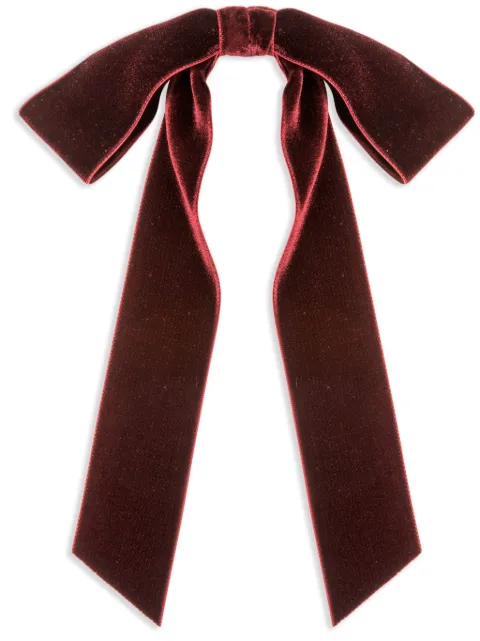 Jennifer Behr Adley bow barrette Red 48GD12PINOT