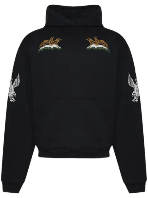 RHUDE Woodland Hills ski hoodie Black RHPF24HO04012