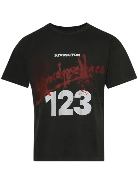 RRR123 Apocalypse Nunca T-shirt Black APOCSS04
