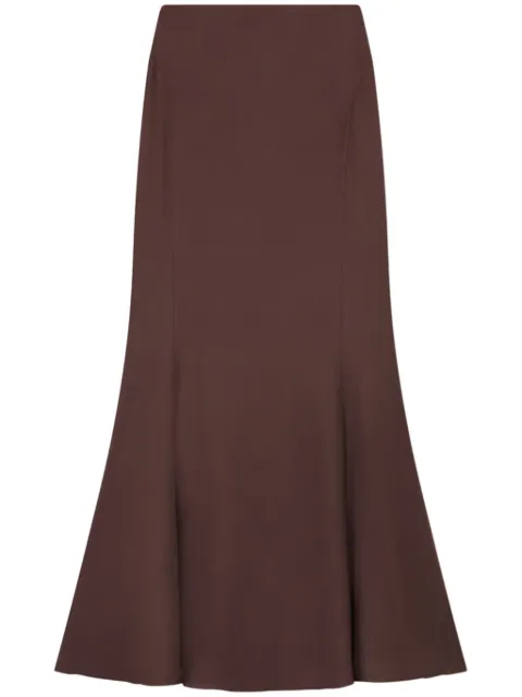 LouLou de Saison Dalupiri maxi skirt Brown DALUPIRI