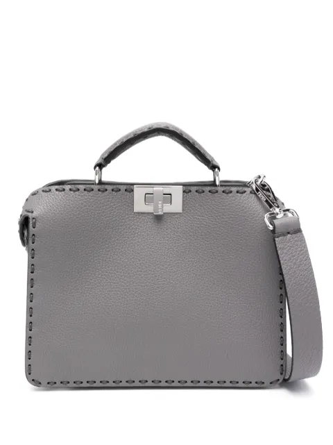 FENDI mini Peekaboo Iseeu shoulder bag Grey 7VA530ARK0