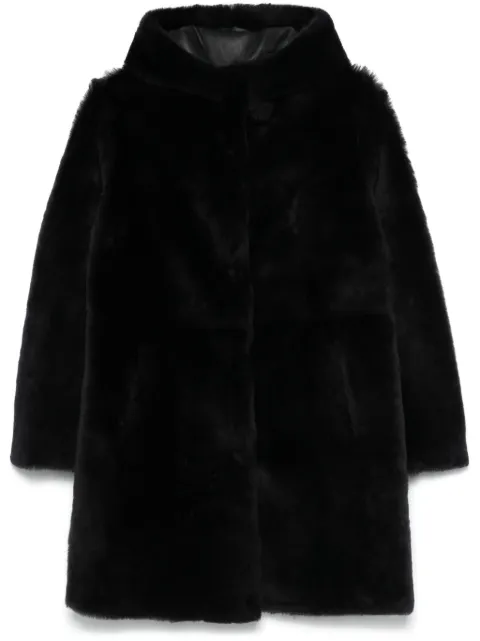Arma Sama shearling coat Black 112L24603702