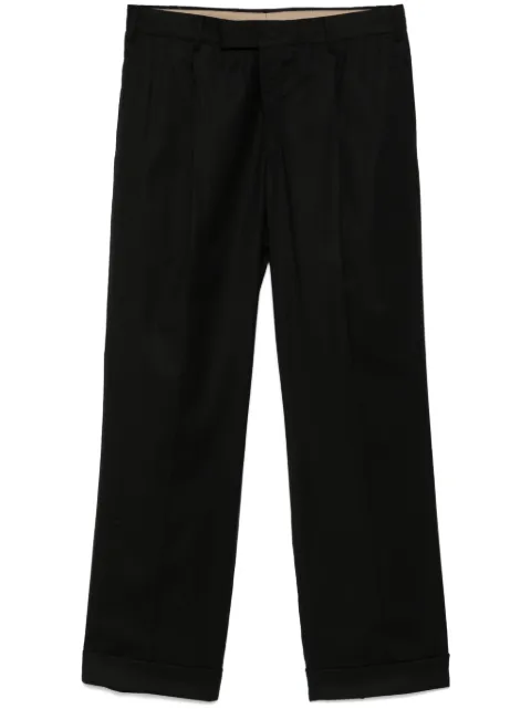 PT Torino pleat-detail trousers Black COAFX5ZA0FWDMA25