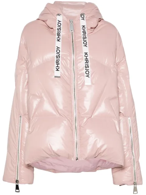 Khrisjoy Khris shiny puffer jacket Pink KWF24R0601NY0002