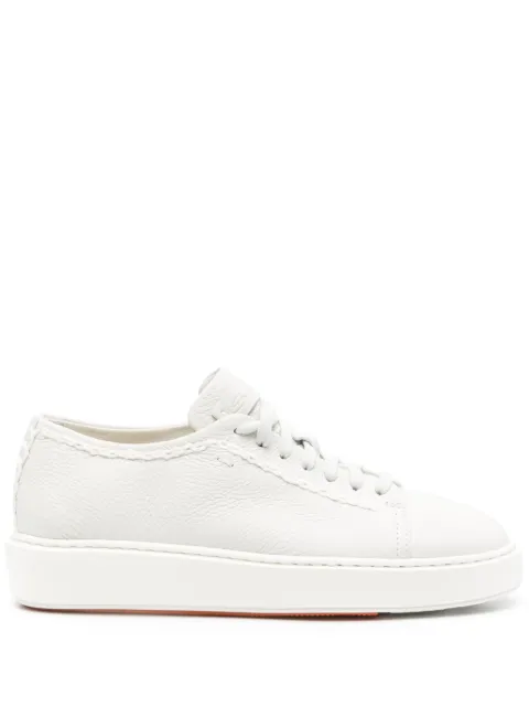 Santoni leather sneakers Grey WBCD61227BARG