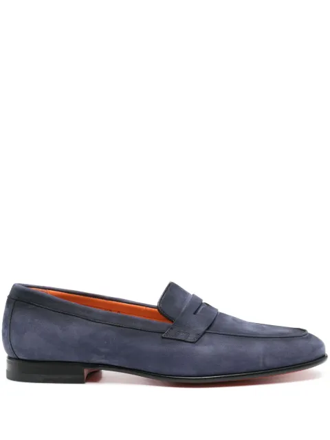 Santoni penny slot loafers Blue MCNC18735LA3BUPC